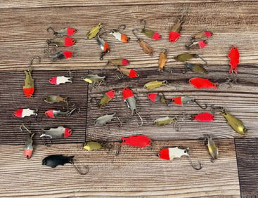 Collection of Luhr Jensen Spoons Fishing Lures