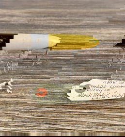 Heddon Wood Lucky 13 Black White Fishing Lure