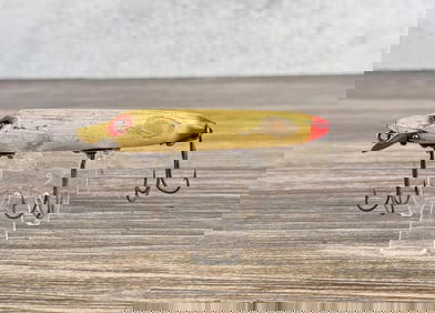 Heddon Vamp Wood Glass Eye Fishing Lure