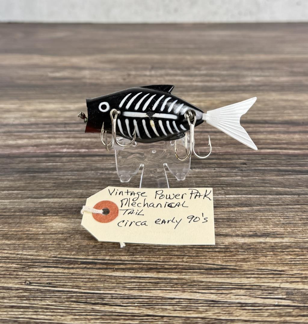 Power Pak Mechanical Tail Fishing Lure: Nice example.
