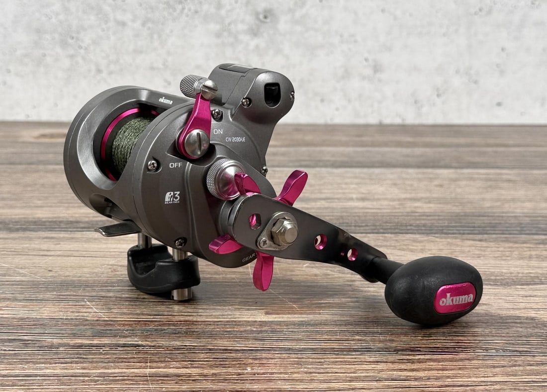 Okuma Cold Water Line Counter Sea Fishing Reel: Nice example.