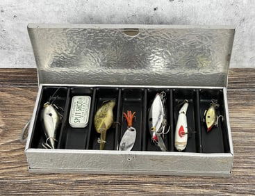 Umco Fishing Tackle Box and Contents