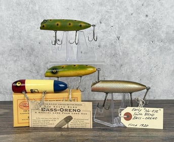 Collection of Wood Fishing Lures