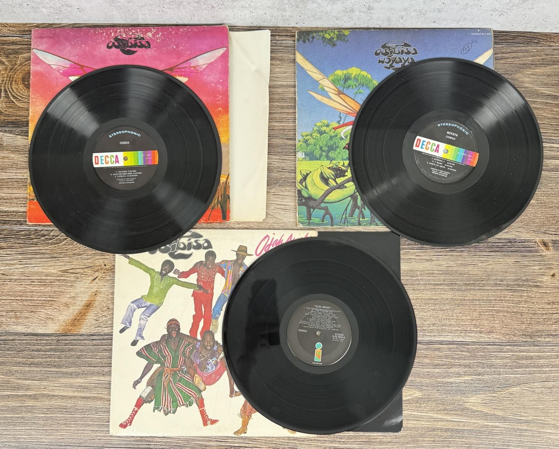 Osibisa 33 LP Vinyl Records: Nice grouping.