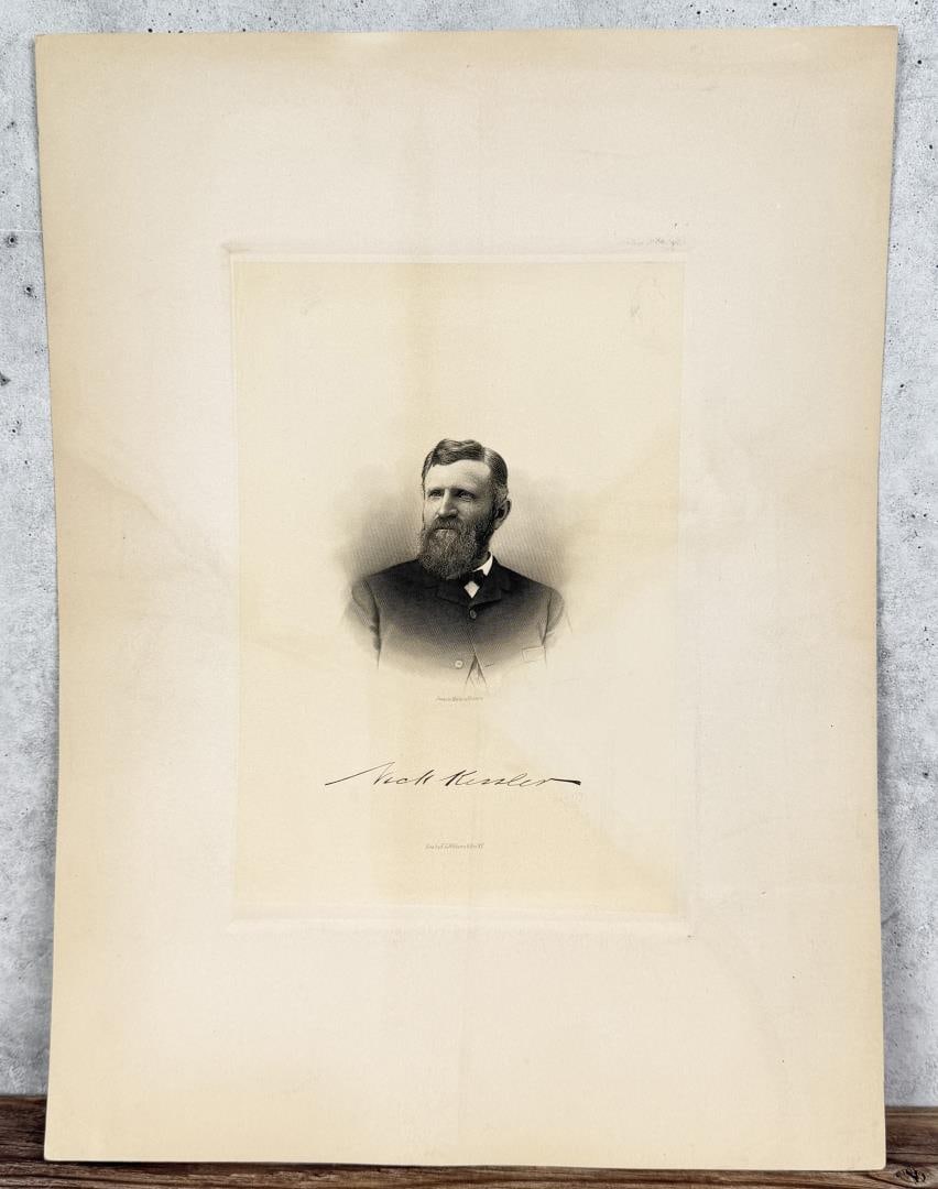 Nick Kessler Kessler Brewing Montana Engraving: Made by E.G. Williams & Brothers. 12" by 16"