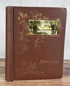 Antique RPPC Real Photo Postcard Album Iowa