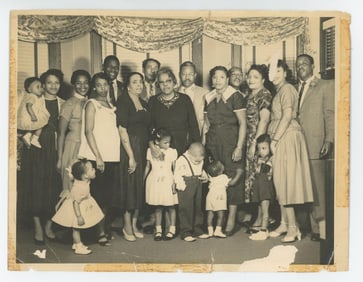 African American Black Family Photo