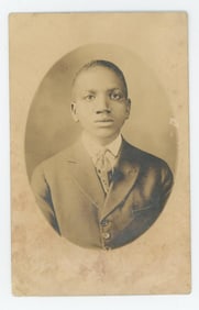 Identified African American Black RPPC Postcard