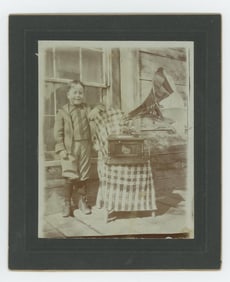 Fort Parker Montana Columbia Phonograph Photo