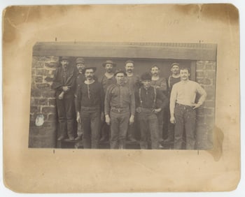 Parrot Smelter Butte Montana 1888 Cabinet Photo