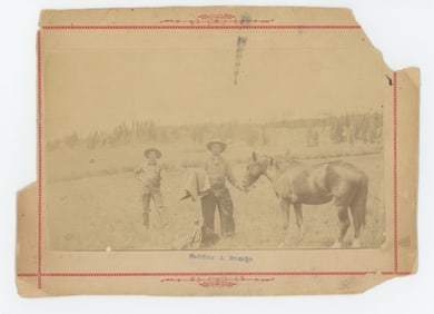 White Sulphur Springs Montana Cowboy Photo