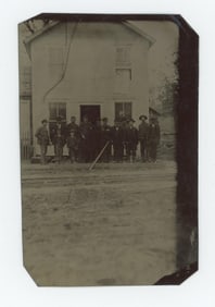 Tintype Photo with African American Black Men