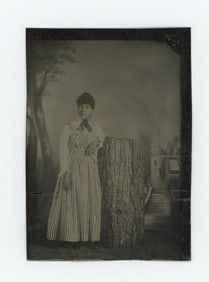 African American Black Woman Tintype Photo