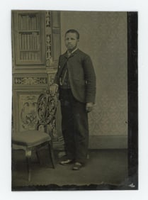 African American Black Man Tintype Photo