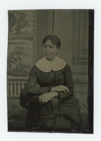 African American Black Woman Tintype Photo