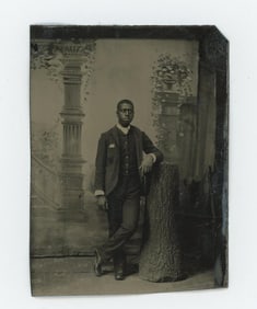 African American Black Man Tintype Photo