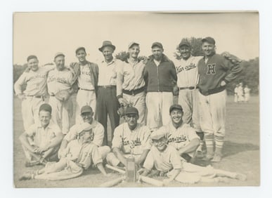 Kaneville Illinois Baseball Team Photo