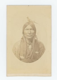 W.S. Soule Chief Little Bird Indian CDV Photo