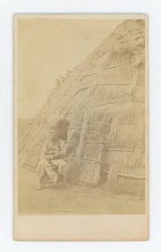 W.S. Soule Waco Strawhouse Indian CDV Photo