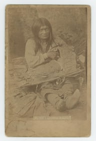 A. Frank Randall Chiricahua Apache Indian Photo