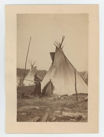 William Henry Jackson Omaha Indian Photo