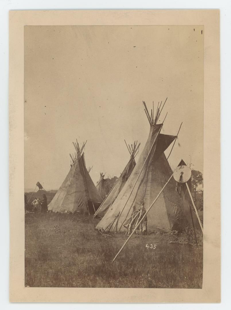W.S. Soule Yellowstone River Indian Camp Photo (1 of 3)
