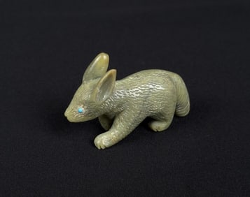 Lance Cheama Zuni Carved Jack Rabbit Fetish