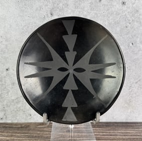 Maria Martinez & Santana San Ildefonso Plate