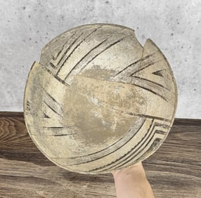 Ancient Mimbres Indian Pottery Bowl