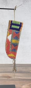 Crow Native American Indian Parfleche Knife Sheath