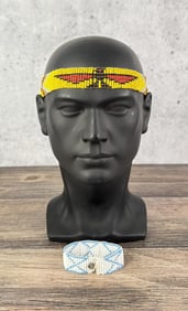Native American Indian Beaded Head Band