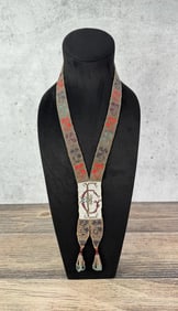 Antique California Pima Indian Beaded Necklace