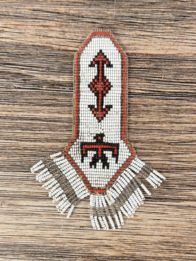 Native American Indian Loom Beaded Panel (1 of 3)