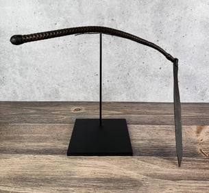 Montana Braided Rawhide Leather Cowboy Quirt