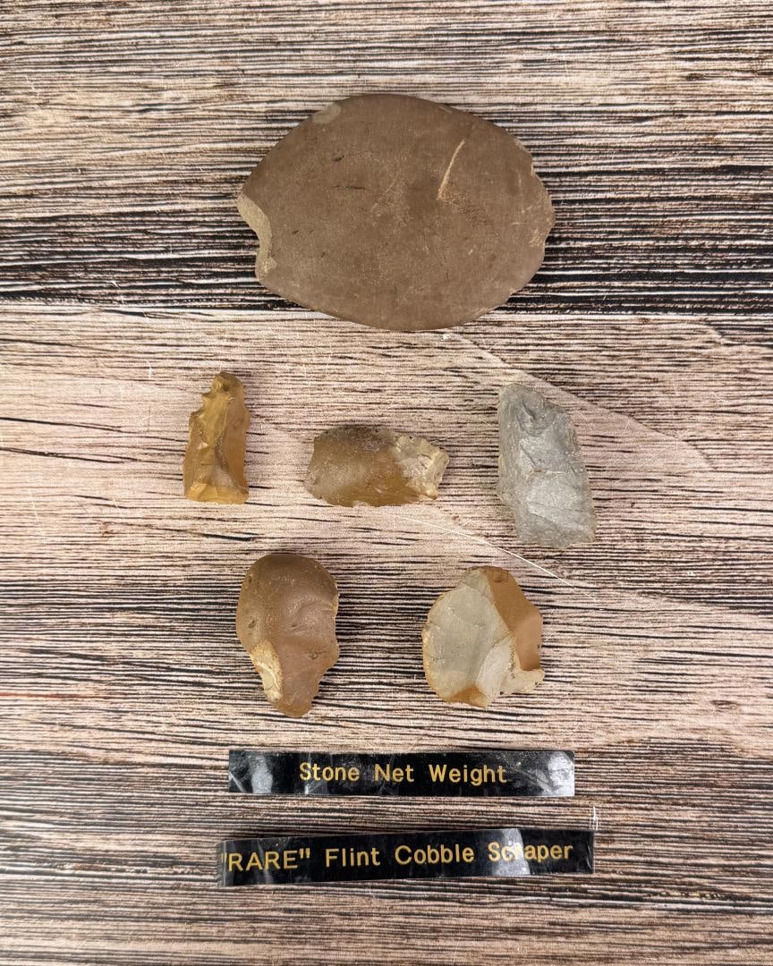 Ancient Native American Indian Artifacts: Nice grouping.