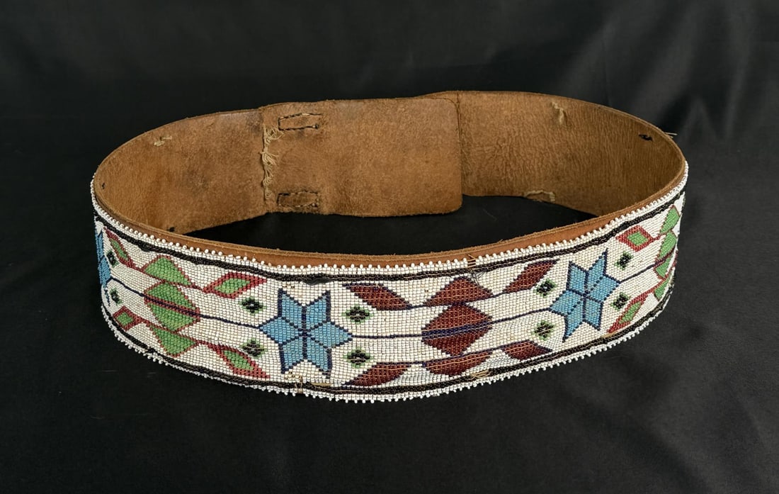 Pima Native American Indian Beaded Belt (1 of 4)