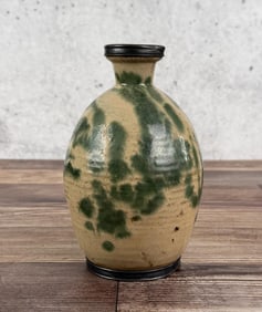 Five Dynasties Chinese Sancai Pottery Bottle Jar