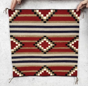 Doreen Bennie Navajo Chiefs Blanket Sampler Rug