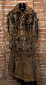 Antique Lanpher Stagecoach Driver Fur Jacket Coat
