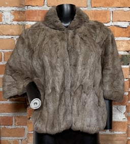 Rabbit Fur Stole Jacket