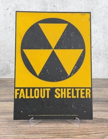 US Department of Defense Fallout Shelter Sign