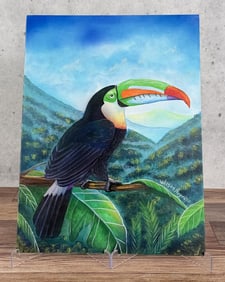 Wilson Arguello Toucan Oil Painting
