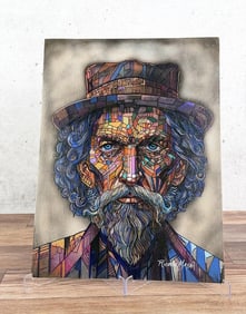 Ricardo Maya Oil on Board Painting