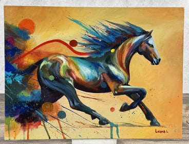 Loana Massiel Lopez Castellon Horse Painting