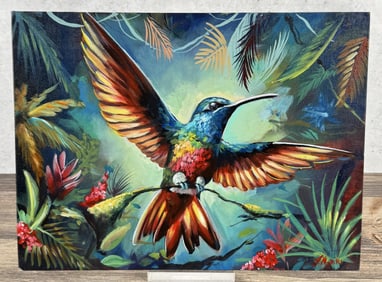 Jeshua de Los Angeles Murillo Hummingbird Painting