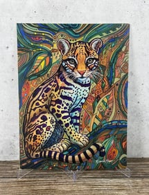 Ricardo Maya Oil on Board Painting