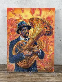 Ricardo Maya Oil on Board Painting