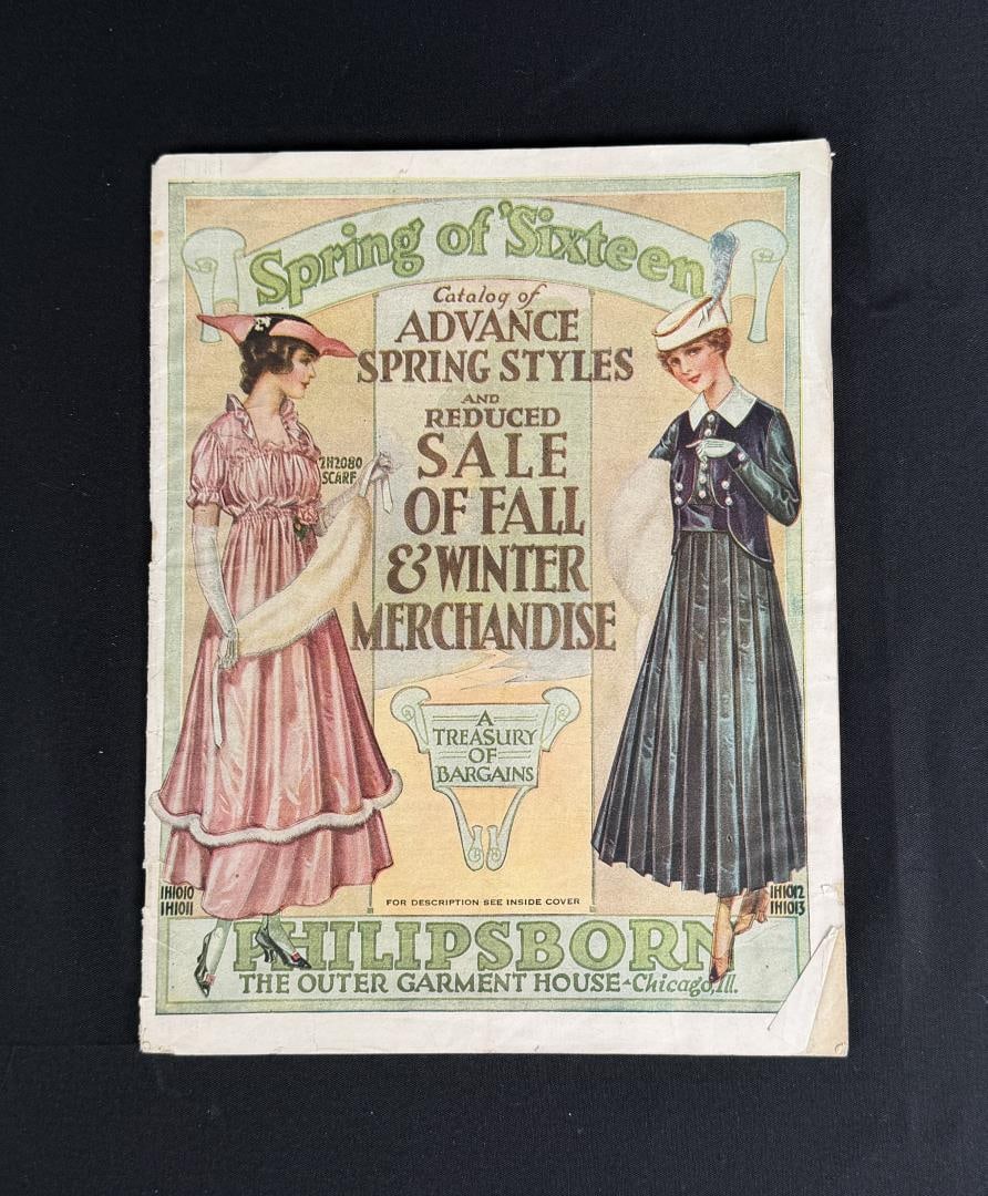 1916 Philipsborn Garment Clothing Catalog: Nice example.
