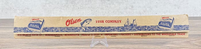 Olson Fish Company Minneapolis Minnesota Matchbook