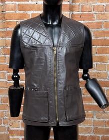 Vintage Designtech Leather Hunting Vest
